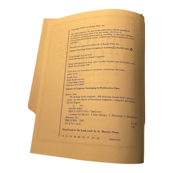 The Healing Foods Cookbook: 400 Delicious Recipes With Curative Power (Hardcover - Picture 10 of 11